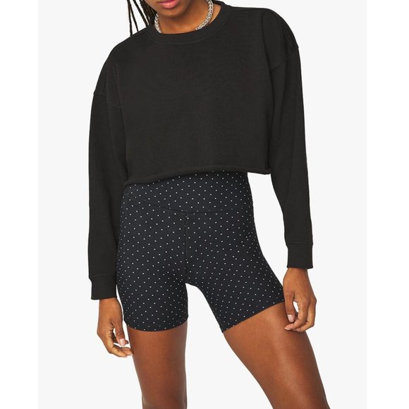 WeWoreWhat Tops - NWT WEWOREWHAT Cropped Sweatshirt - Black - Size XS